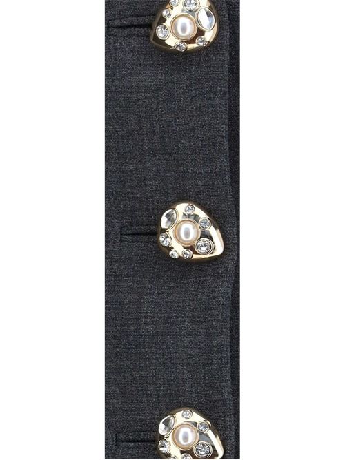 Blazer peplum SELF PORTRAIT | AW26081JGRGREY